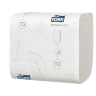 Hârtie igienică pliată, 2 straturi, Tork Advanced
