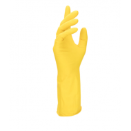 Manusi menaj latex,  Galben, 2 buc/ pachet