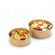 Caserola din carton, pentru salata, fara capac 1300 g, 50 buc/set