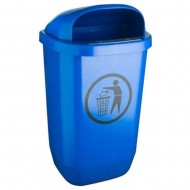 Cos stradal 50 l - albastru Cos stradal 50 l - albastru