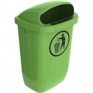 Cos stradal 50 l - verde deschis Cos stradal 50 l - verde deschis