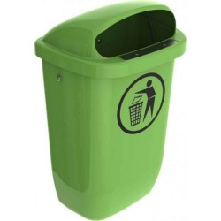 Cos stradal 50 l - verde deschis Cos stradal 50 l - verde deschis