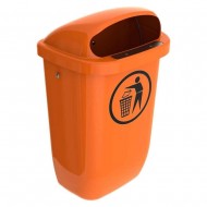 Cos stradal 50 l - portocaliu Cos stradal 50 l - portocaliu
