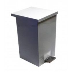 Cos de Gunoi Industrial Patrat cu Pedala Soft Close, Inox 304 (50L - 70L - 90L)