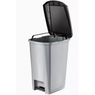 Cos de gunoi, din plastic, cu pedala, 40L si 60L, AQAS