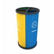GENEVE S Set de reciclare modern 3 in 1 din metal vopsit GENEVE S Set de reciclare modern 3 in 1 din metal vopsit