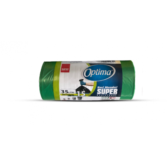 SANO OPTIMA SACI SUPER 35L,15,50*70 VERZI