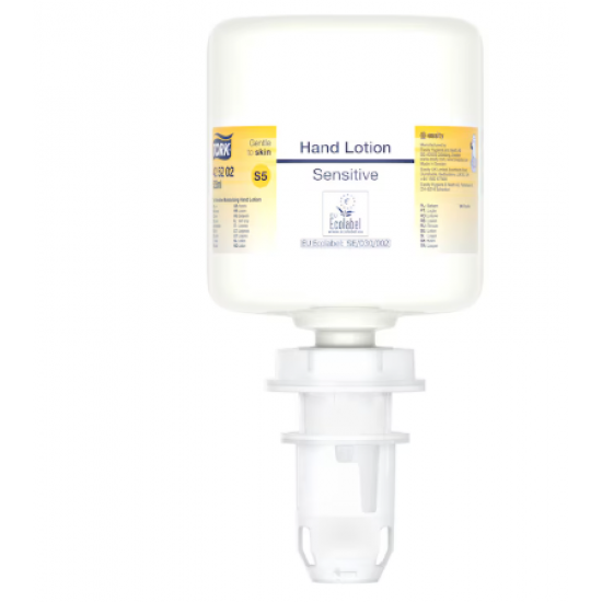 Mini lotiune de maini hidratanta Tork Sensitive, 525ml Mini lotiune de maini hidratanta Tork Sensitive, 525ml