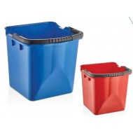 Galeata pentru carucior de curatenie profesional, culoare rosie, 25L