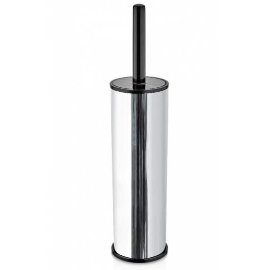 Perie inox WC, cu suport perete Perie inox WC, cu suport perete