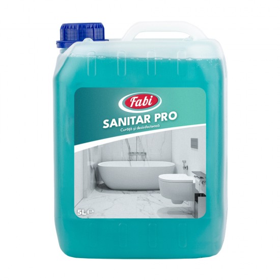 Detergent sanitar pro dezinfectant pentru baie, Fabi, 5L