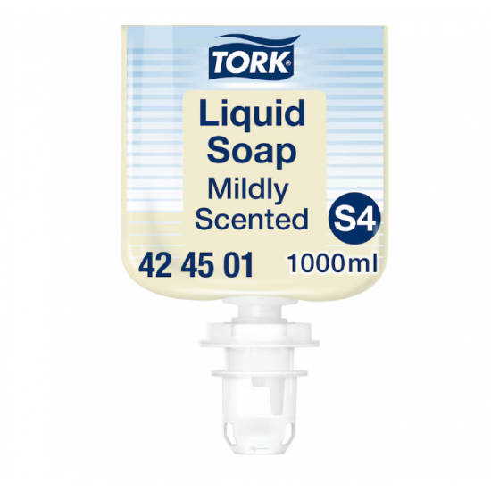 Săpun lichid Tork cu parfum ușor S4, 1L Săpun lichid Tork cu parfum ușor S4, 1L