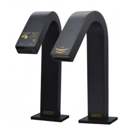 SISTEM 3 IN 1 MONTAJ PE LAVOAR/BLAT NEGRU