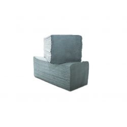 Prosoape hartie pliate, gofrate, verzi, 25 x 23 cm, V fold, 1 strat,  AQAS, 250 buc/pachet