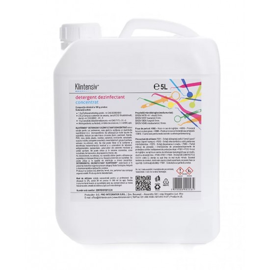 KLINTENSIV® - Detergent dezinfectant concentrat 5000 ml