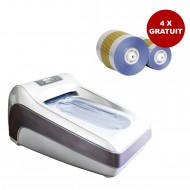 Pachet Aparat automat pentru acoperirea pantofilor Quen + GRATUIT 4 x Rola Pachet Aparat automat pentru acoperirea pantofilor Quen + GRATUIT 4 x Rola