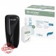 Pachet Dozator negru (gratis) pentru sapun spuma - Identity, LUCART, 1000 ml + 6 rezerve Sapun Spuma (1 bax)