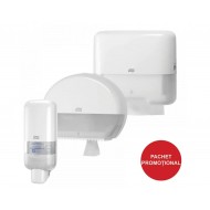 Pachet dispensere TORK, Prosop Pliat, Mini Jumbo, Sapun Spuma 1L