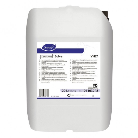 Detergent spuma alcalin ClearKlens Solve, Diversey, 20L Detergent spuma alcalin ClearKlens Solve, Diversey, 20L