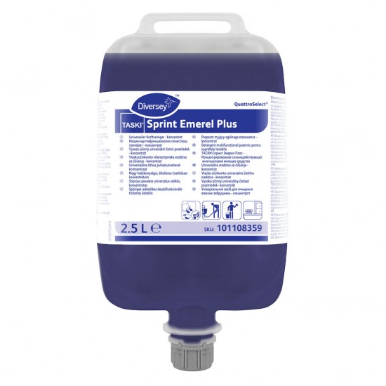 Detergent universal TASKI Sprint Emerel QS , Diversey, 2.5L