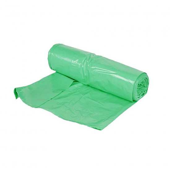 Saci menajeri verzi, standard, 120 L, Alufix, 25 buc/rola Saci menajeri verzi, standard, 120 L, Alufix, 25 buc/rola
