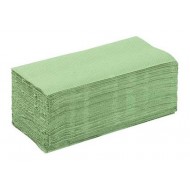 Prosoape din hartie, pliate, verzi, 23 x 25 cm,1 strat, Tork, 200 buc / pachet