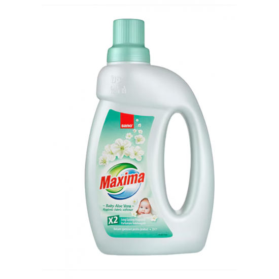 SANO balsam de rufe pentru piele delicată, Baby Aloe Vera 2L SANO balsam de rufe pentru piele delicată, Baby Aloe Vera 2L