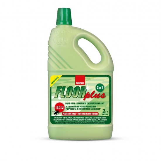 SANO FLOOR PLUS Manual, 2l, detergent pardoseala