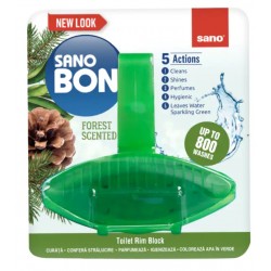 SANO BON GREEN FOREST 5in1 / TEA LEMON, 55g, odorizant vas toaleta