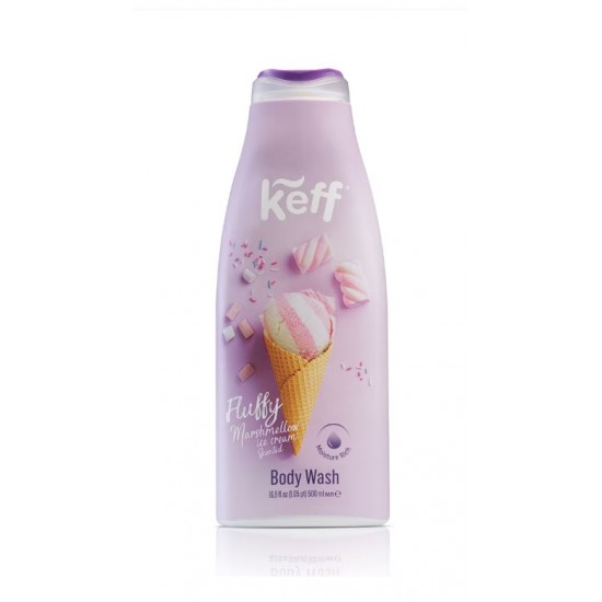 Keff gel de dus Marshmallow, 500 ml Keff gel de dus Marshmallow, 500 ml