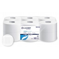 Hartie igienica mini jumbo, cu 2 straturi, Lucart Strong 19J Plus, 170m
