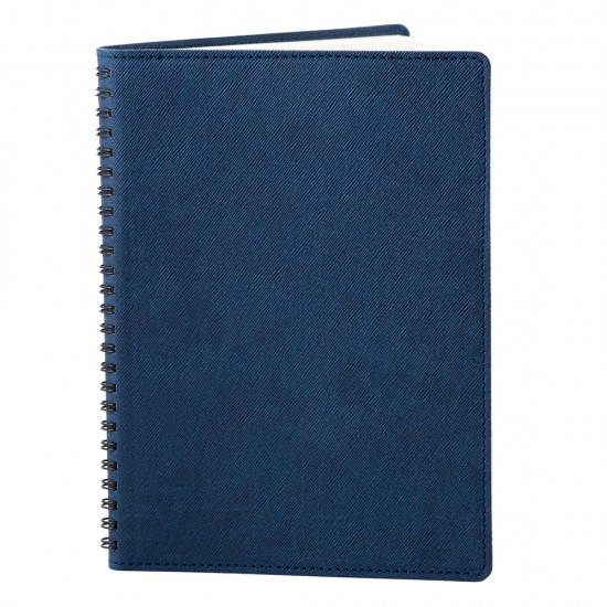Notes 360, piele, 16x22cm, autodatat, albastru Notes 360, piele, 16x22cm, autodatat, albastru