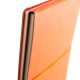 Notes Switch, piele, A5, liniat + matematica, verde/portocaliu