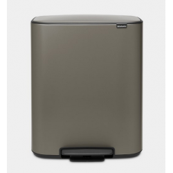 Cos gunoi Bo cu pedala, 60L - Platina Cos gunoi Bo cu pedala, 60L - Platina