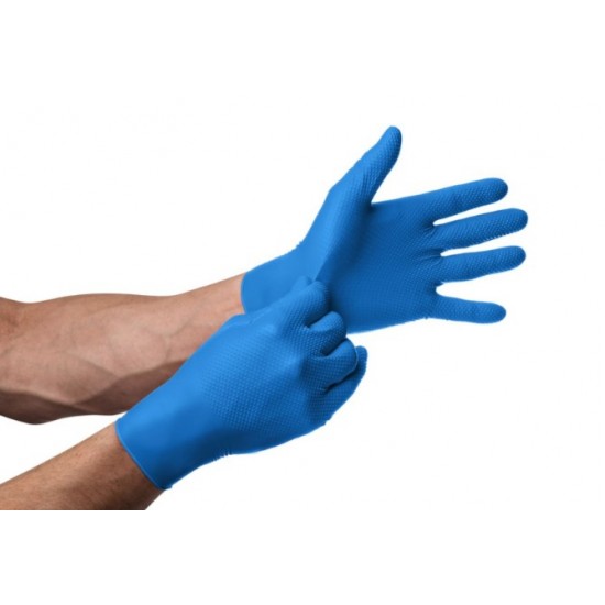 Manusi de protectie, bactericide GO ® GRIP, Blue
