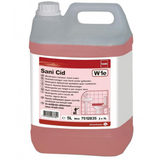 Sani Cid Taski - detergent concentrat grupuri sanitare, 5 L