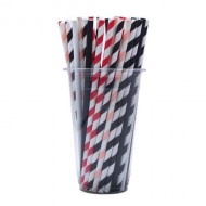 Paie drepte BIO, 8 *240 mm, 100 buc/set Paie drepte BIO, 8 *240 mm, 100 buc/set
