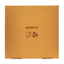 Cutie pizza 32*32*3.5 cm kraft Cutie pizza 32*32*3.5 cm kraft