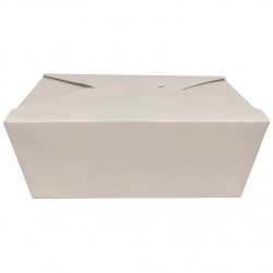 Cutie cu 4 clapete alba, 1400 cc, 50 buc/set Cutie cu 4 clapete alba, 1400 cc, 50 buc/set