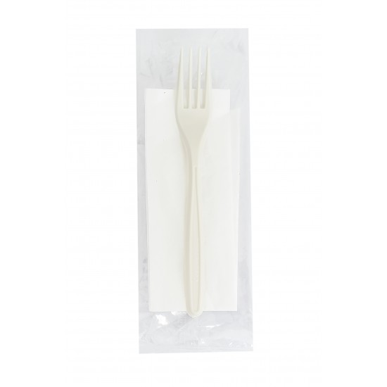 Set 100 bucati, BIO Furculita CPLA, Servetel Set 100 bucati, BIO Furculita CPLA, Servetel