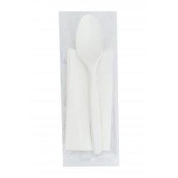 Set 100 bucati, BIO Lingura CPLA si Servetel Set 100 bucati, BIO Lingura CPLA si Servetel
