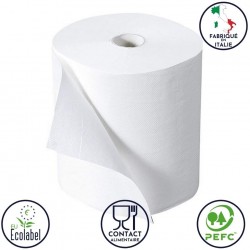 Rola prosoape cu derulare centrala, in 2 straturi, alb, 108 m, 450 portii, Celtex 3232S