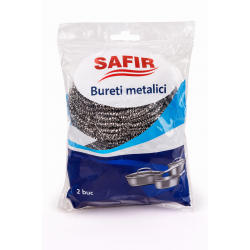 Burete din inox spiralat, 35 grame, 2 buc / set Burete din inox spiralat, 35 grame, 2 buc / set