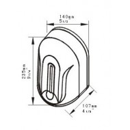 Dozator cu senzor, ABS, pentru sapun lichid, Limpio, 1.1L 