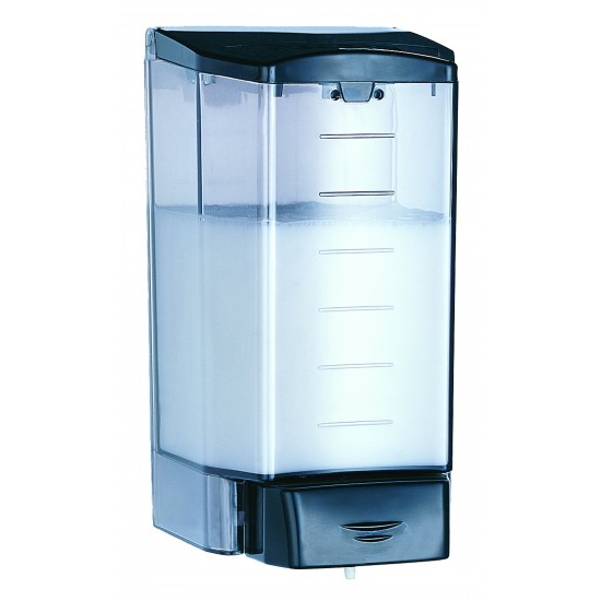 Dozator reincarcabil de sapun lichid sau dezinfectant, Mediclinics, negru,1L Dozator reincarcabil de sapun lichid sau dezinfectant, Mediclinics, negru,1L