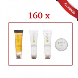 Pachet 160 buc cosmetice hoteliere: gel de dus, sampon, balsam si 150 x sapun  Pachet 160 buc cosmetice hoteliere: gel de dus, sampon, balsam si 150 x sapun