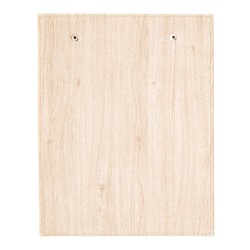 Mapa meniu cafenele A5+, Wood, piele PU interior/exterior, lavabila, bej Mapa meniu cafenele A5+, Wood, piele PU interior/exterior, lavabila, bej