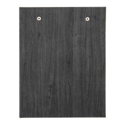 Mapa meniu cafenele A5+, Wood, piele PU interior/exterior, lavabila, negru Mapa meniu cafenele A5+, Wood, piele PU interior/exterior, lavabila, negru