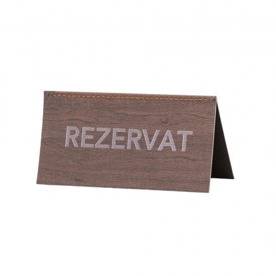 Suport rezervat, Wood, piele PU interior/exterior, lavabila, negru