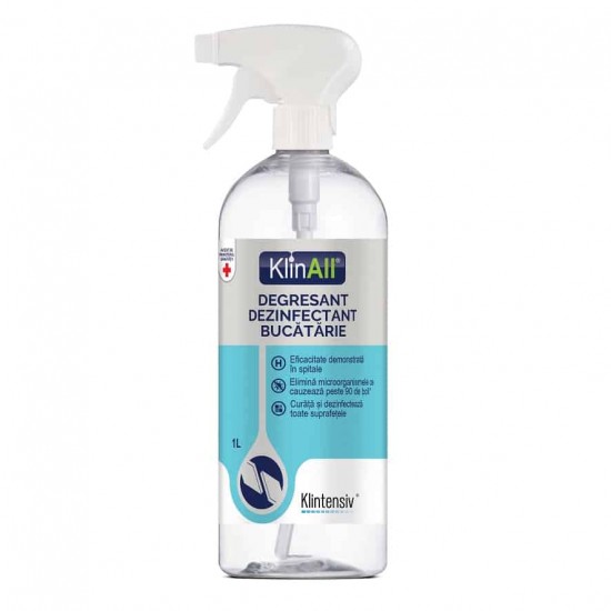 KlinAll®– Degresant dezinfectant bucatarie, 1 l